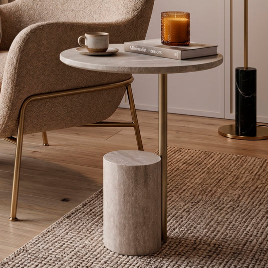 Mesa bistro BIS A03 40 cm color natural - BIS-A03