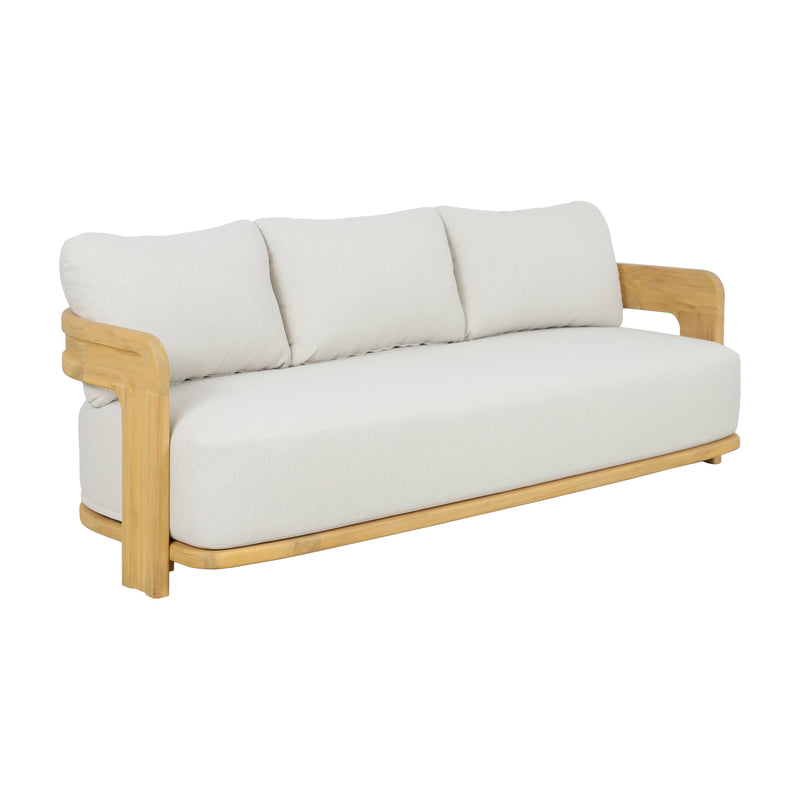 Cargue la imagen en el visor de la galería, Set triple de madera Blaise para exterior color Natural - HUC41057-53-56-TRI
