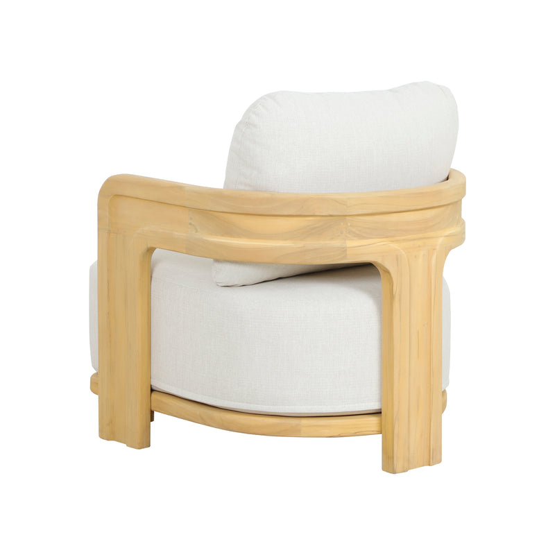 Cargue la imagen en el visor de la galería, Set triple de madera Blaise para exterior color Natural - HUC41057-53-56-TRI
