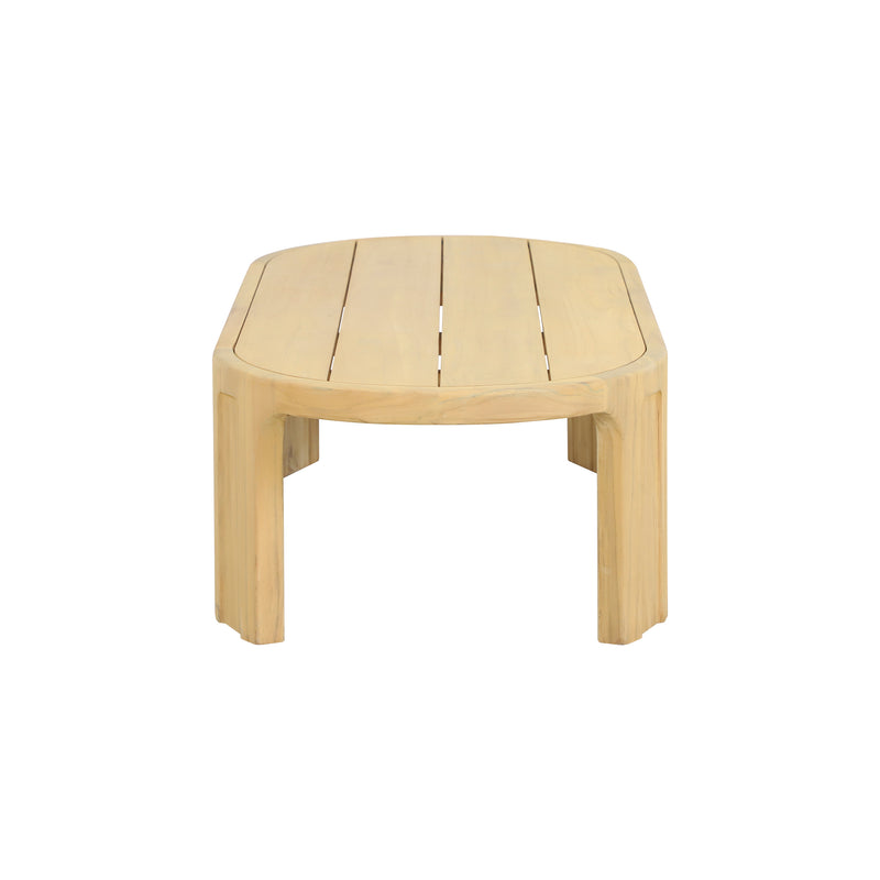 Cargue la imagen en el visor de la galería, Set triple de madera Blaise para exterior color Natural - HUC41057-53-56-TRI
