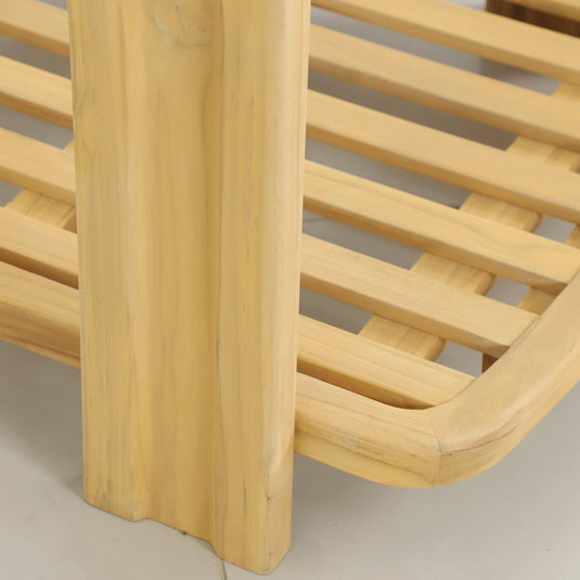 Set triple de madera Blaise para exterior color Natural - HUC41057-53-56-TRI