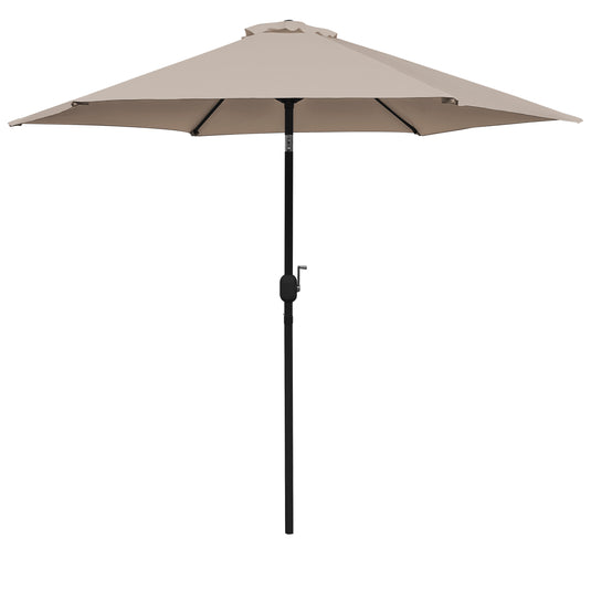 Sombrilla Blum Para Jardin con Angulo de Inclinación Color Beige obscuro - BLUM-DKBE
