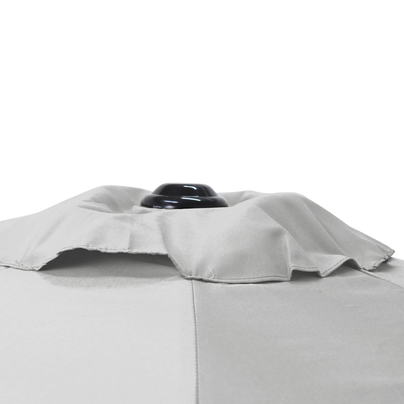 Cargue la imagen en el visor de la galería, Sombrilla Blum Para Jardin con Angulo de Inclinación Color Gris Claro - S-212-GRLIGHT
