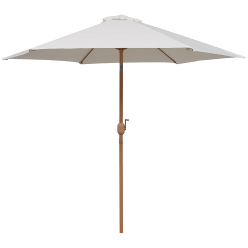 Blum Garden Umbrella with Tilt Angle, Cream Color - S-Cream 