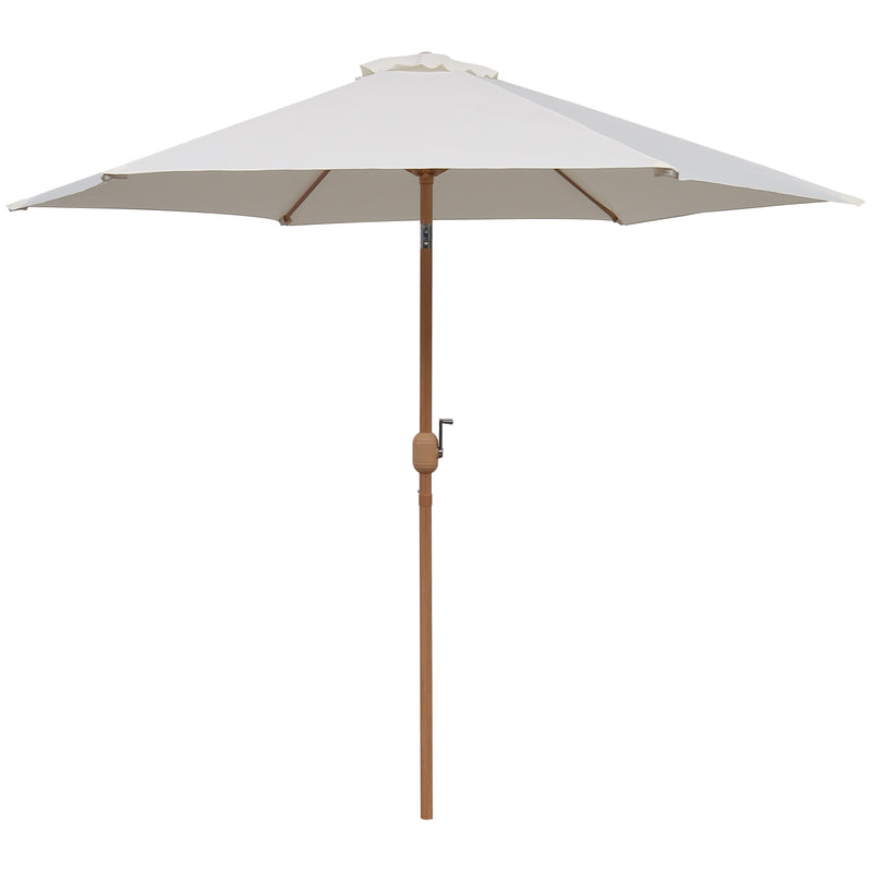 Cargue la imagen en el visor de la galería, Sombrilla Blum Para Jardin con Angulo de Inclinación Color Crema - S-Cream
