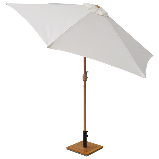 Sombrilla Blum Wood + base Ponte de granito - BLUM-PNGR