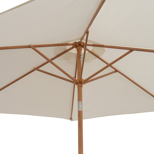 Sombrilla Blum Wood + base Ponte de granito - BLUM-PNGR