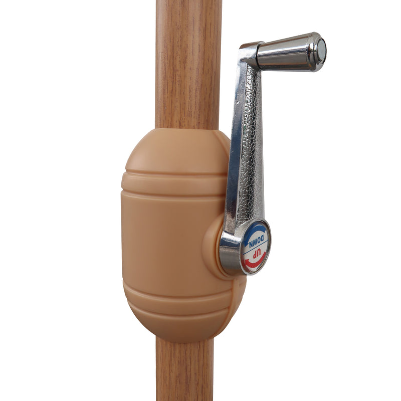 Cargue la imagen en el visor de la galería, Sombrilla Blum Wood + base Ponte de granito - BLUM-PNGR
