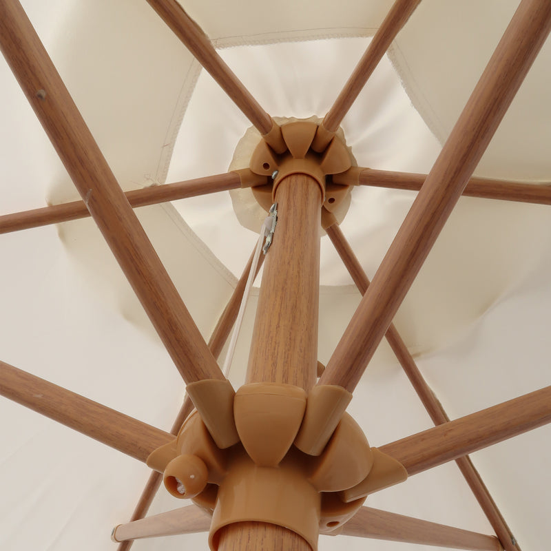 Cargue la imagen en el visor de la galería, Sombrilla Blum Wood + base Ponte de granito - BLUM-PNGR
