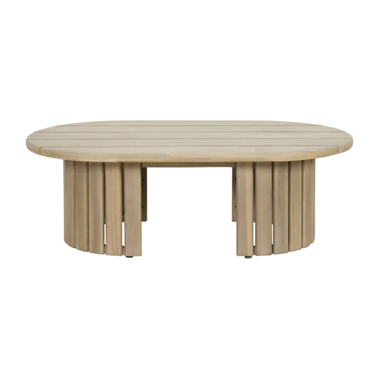 Mesa de centro ovalada Bonnie 1.1M de madera -  HUC29121