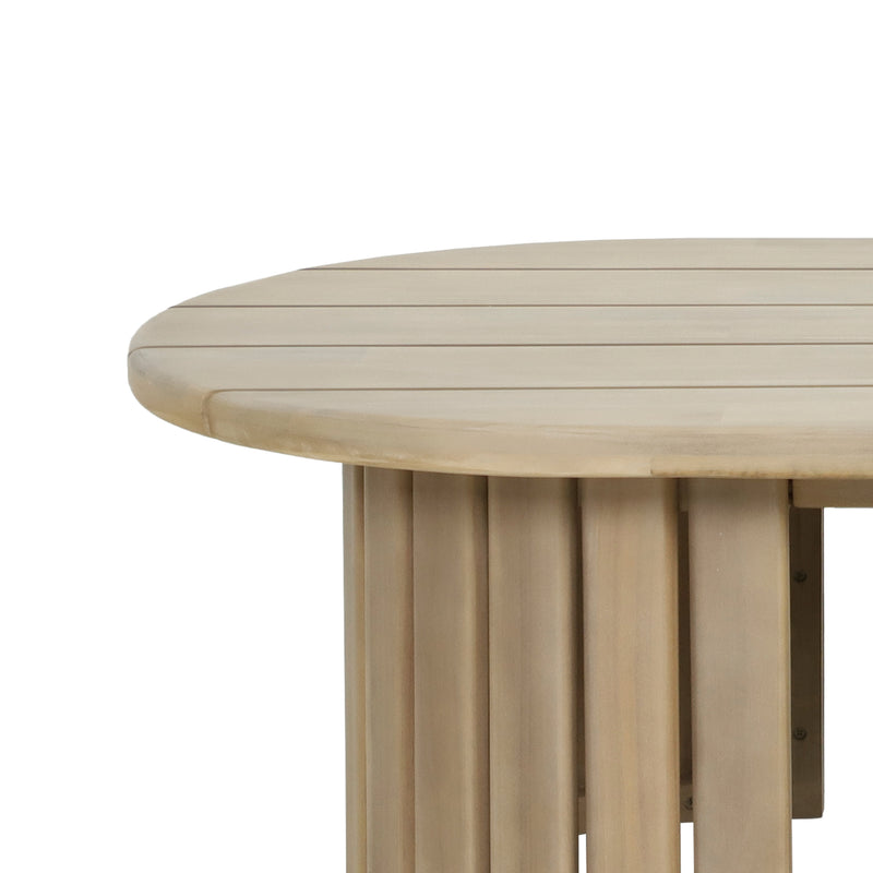 Cargue la imagen en el visor de la galería, Mesa de centro ovalada Bonnie 1.1M de madera -  HUC29121
