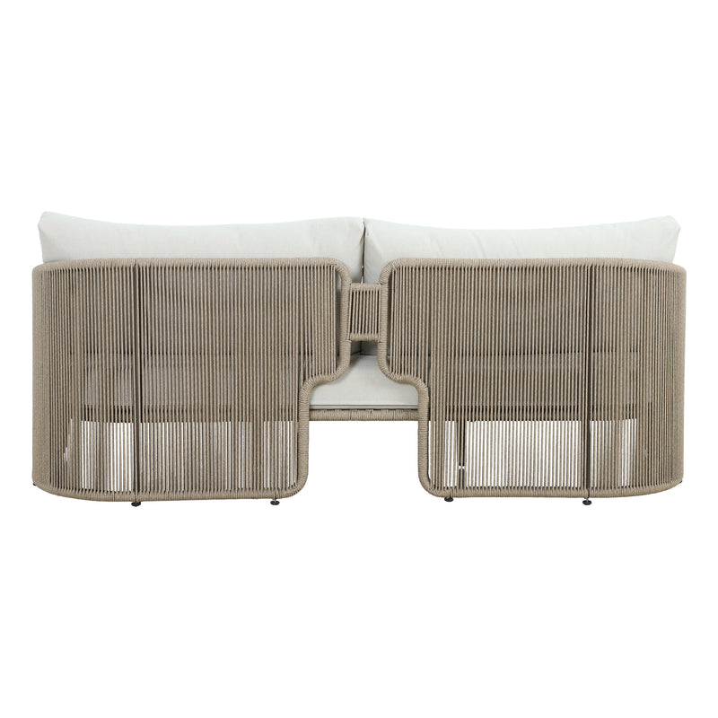 Cargue la imagen en el visor de la galería, Sofá triple Bonnie color natural - HUC40683
