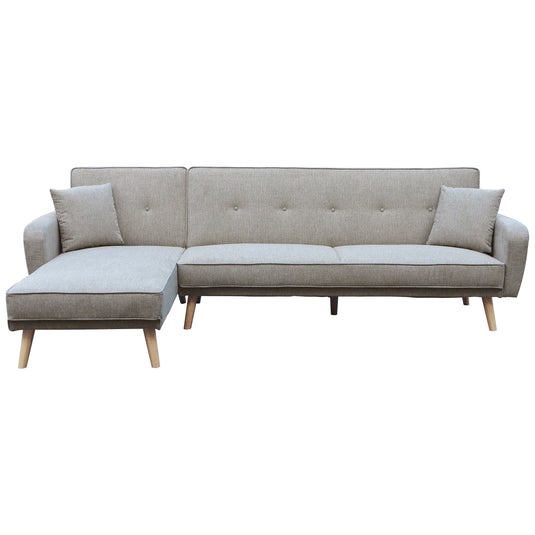 Sofá cama corner BREGO color beige - YA340-BE