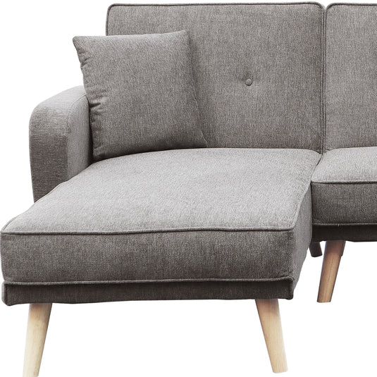 Sofá cama corner BREGO color café claro - YA340-LBR