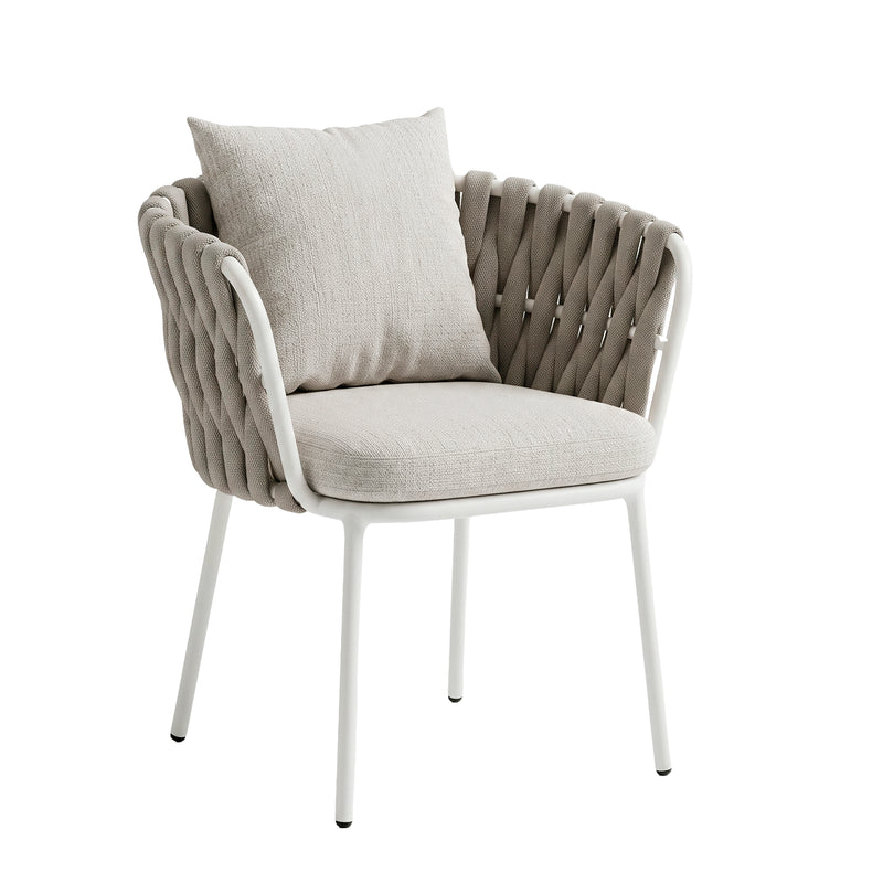 Load image into Gallery viewer, BURJ 1000-ZF4004 Beige Outdoor and Indoor Loop Chair
