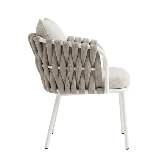 BURJ 1000-ZF4004 Beige Outdoor and Indoor Loop Chair