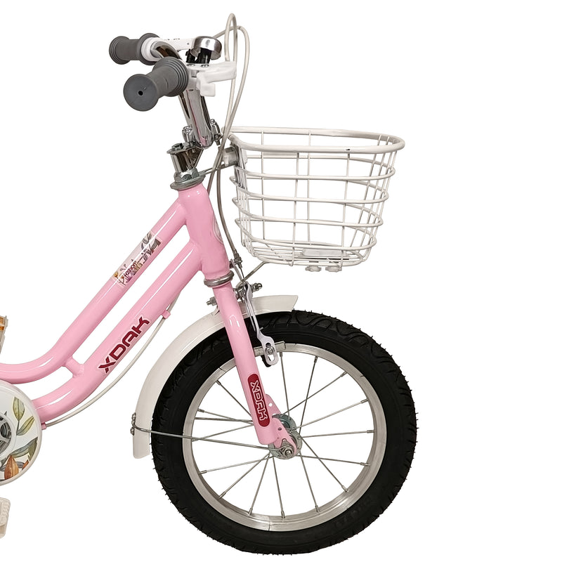 Cargue la imagen en el visor de la galería, Bicicleta Infantil de 14 Pulgadas BWSHN Color rosa - BWSHN
