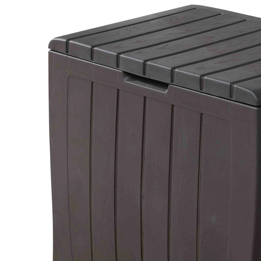 Baul para Exterior e Interior De Plastico  Color Negro-LUX-ST02-LUX-ST02 CasaEaster
