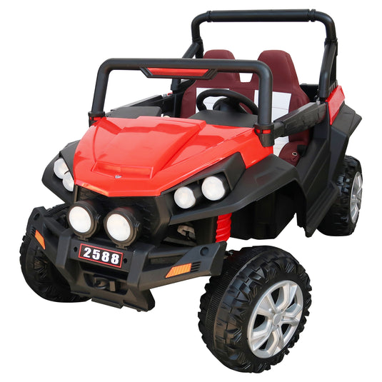 Carrito eléctrica con control remoto infantil color rojo - JMBW2588