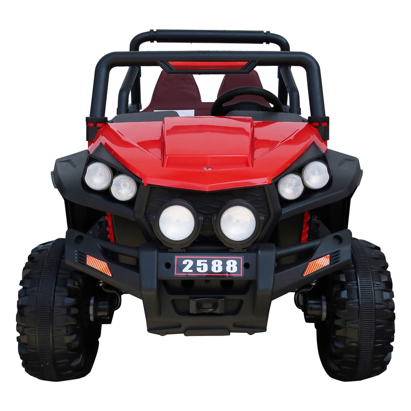 Cargue la imagen en el visor de la galería, Carrito eléctrica con control remoto infantil color rojo - JMBW2588
