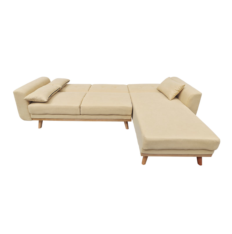 Cargue la imagen en el visor de la galería, Sofá-Cama modular Cefalo color Beige - TY0019-BEIGE
