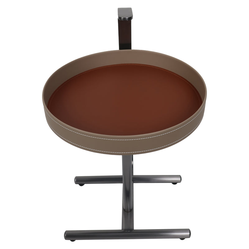Cargue la imagen en el visor de la galería, Mesa Bistro CJ354 de Interior con piel sintética color Beige - CJ354-BE
