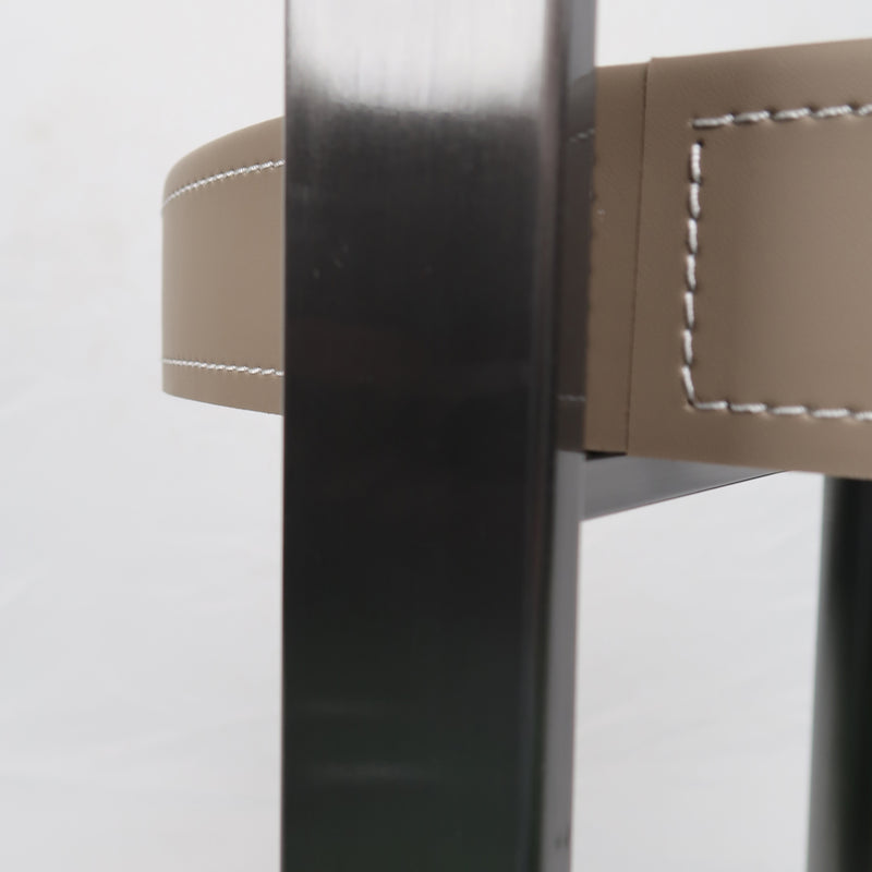 Cargue la imagen en el visor de la galería, Mesa Bistro CJ354 de Interior con piel sintética color Beige - CJ354-BE
