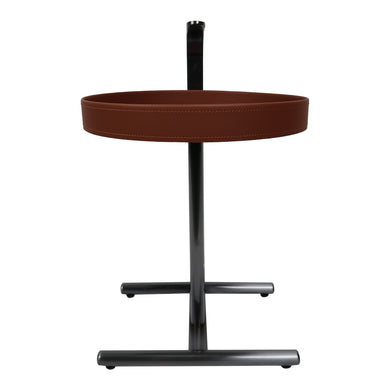 Mesa Bistro CJ354 de Interior con piel sintética color café - CJ354-CA