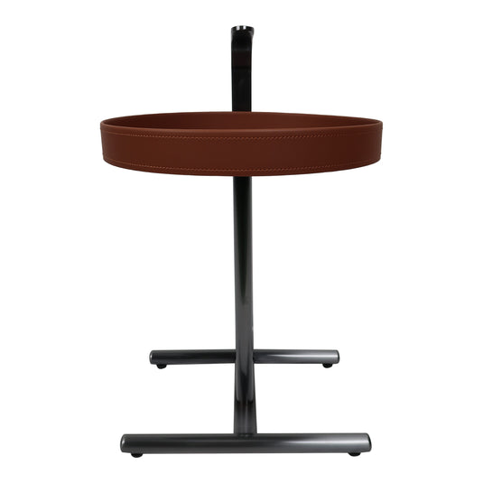 Mesa Bistro CJ354 de Interior con piel sintética color café - CJ354-CA