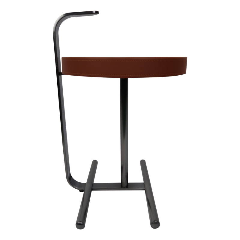 Cargue la imagen en el visor de la galería, Mesa Bistro CJ354 de Interior con piel sintética color café - CJ354-CA
