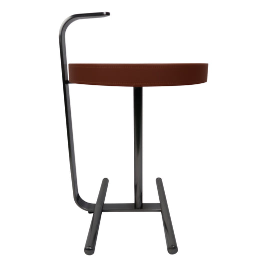 Mesa Bistro CJ354 de Interior con piel sintética color café - CJ354-CA