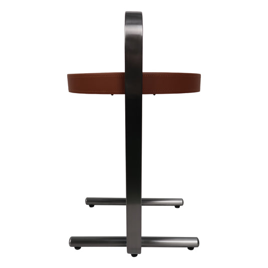 Mesa Bistro CJ354 de Interior con piel sintética color café - CJ354-CA