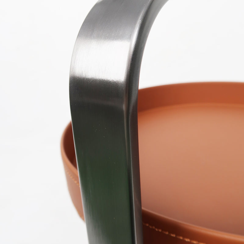 Cargue la imagen en el visor de la galería, Mesa Bistro CJ354 de Interior con piel sintética color café - CJ354-CA
