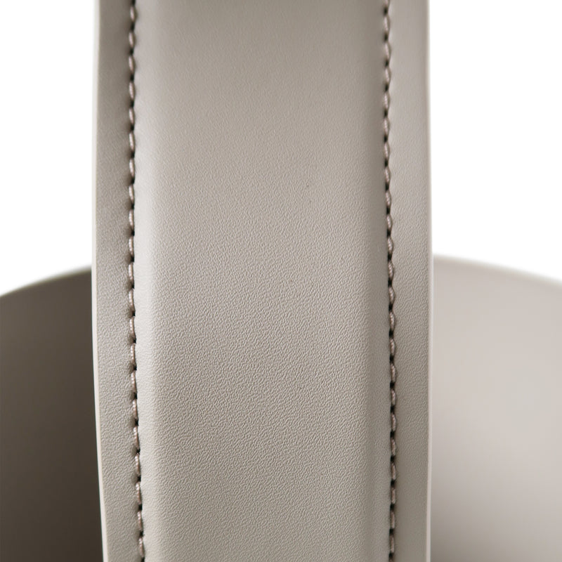 Load image into Gallery viewer, CJ357 Indoor Bistro Table with Beige Faux Leather and Stone Top - CJ357 
