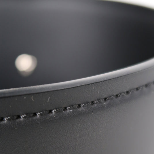 Mesa Bistro CJ357 de Interior con piel sintética y cristal - CJ357-BLK