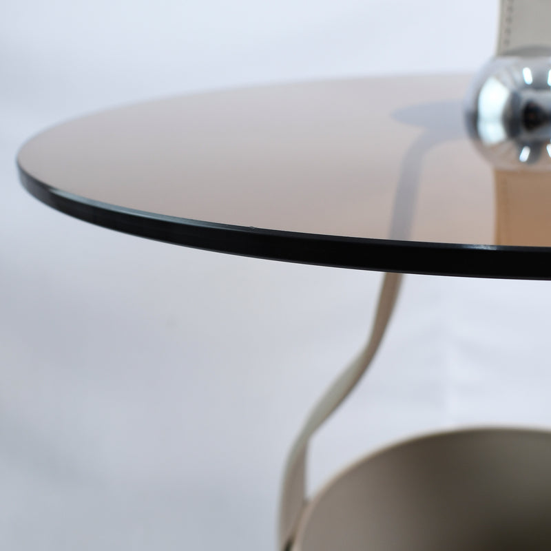 Cargue la imagen en el visor de la galería, Mesa Bistro CJ357 de Interior con piel sintética color gris - CJ357-GR
