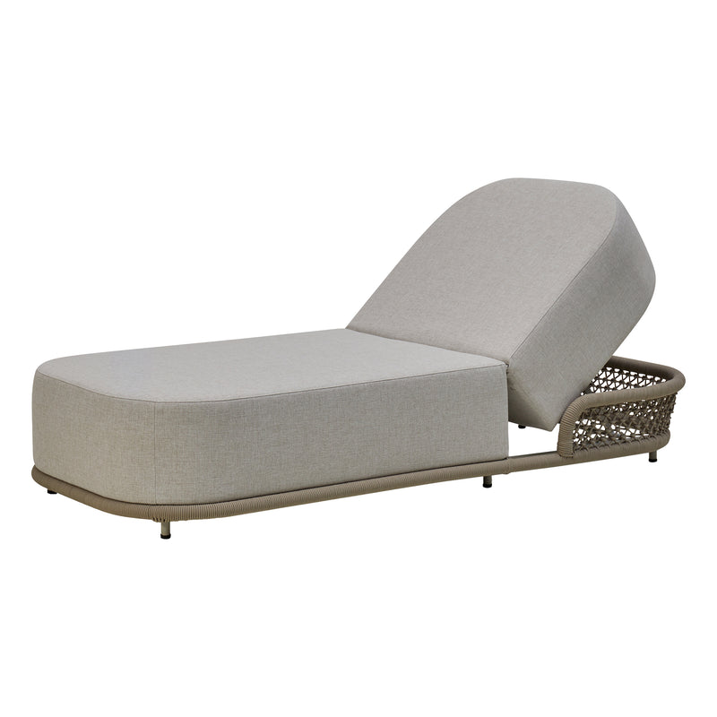 Cargue la imagen en el visor de la galería, Camastro de Aluminio COBBLE de Olefina color Beige - DU025-BE
