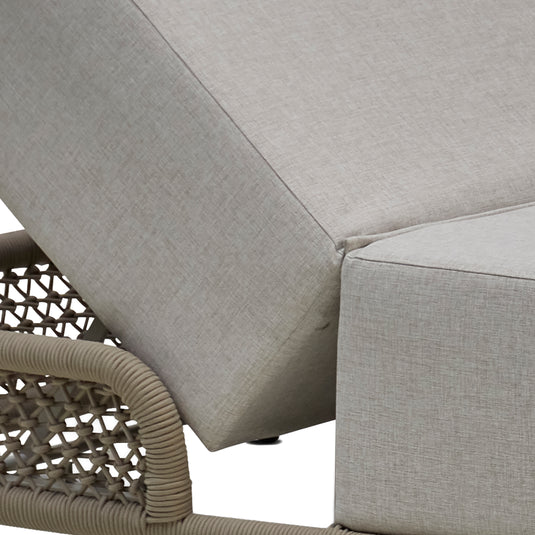 Camastro de Aluminio COBBLE de Olefina color Beige - DU025-BE