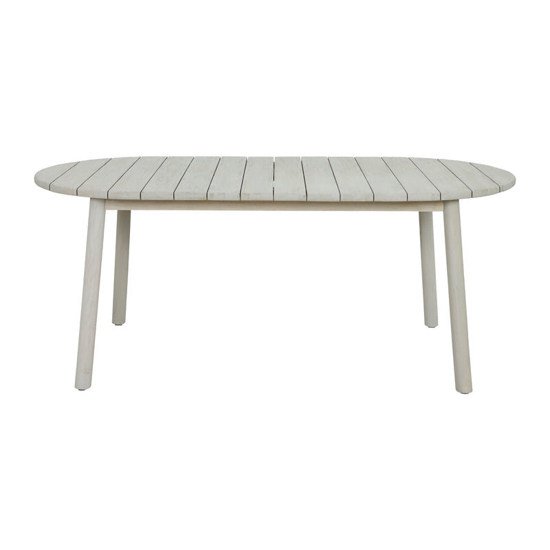 Cargue la imagen en el visor de la galería, Comedor de madera Albi 1.9M + 6 sillas albi color natural -  HUC291291/HUC40936
