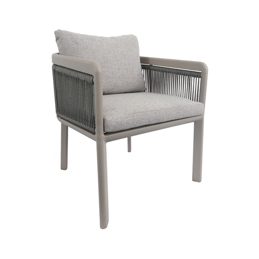 Comedor Lara color champagne y gris - GLAE39942312KD-COM