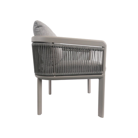 Comedor Lara color champagne y gris - GLAE39942312KD-COM