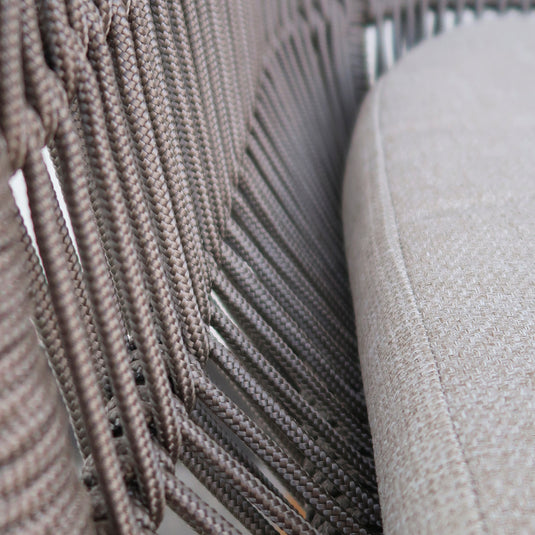 Comedor de barra Alto 1.6 M para Exterior o Jardin Rectangular Talara Bar color gris + 4 Sillas Alta Talara color gris