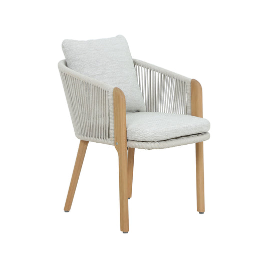 Comedor Curve 1.8M + 6 silla Curve color natural - HUC38720-CURV6