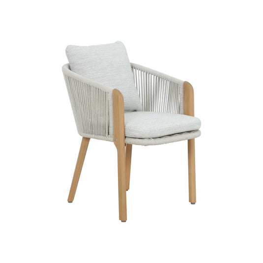 Comedor Curve 2.3M + 8 silla Curve color natural - HUC38719-CURV8