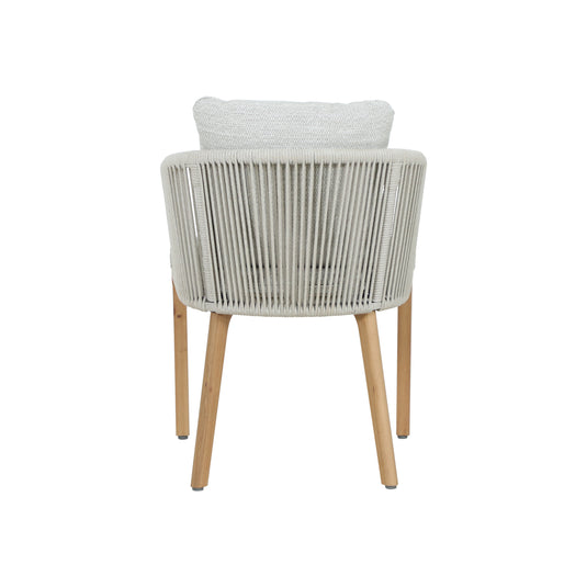 Comedor Curve 2.3M + 8 silla Curve color natural - HUC38719-CURV8