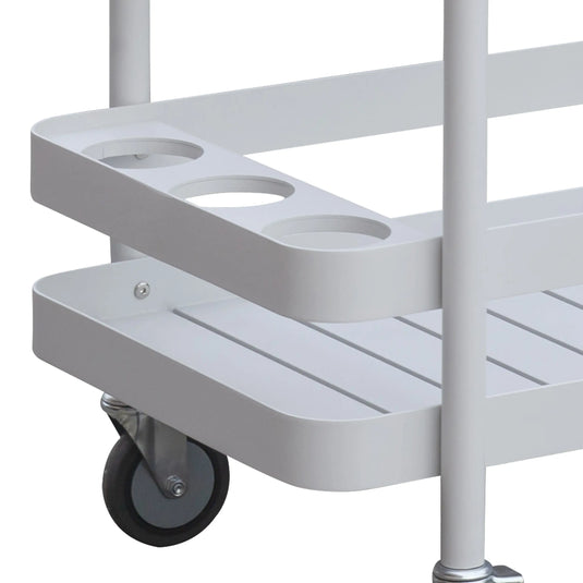 Carrito de Servicio Color Blanco COLE-DC-01-BLA CasaEaster