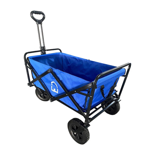 Carrito plegable  Azul, Vagón portátil de Gran Capacidad Para Exterior  WAGON -WG-01B