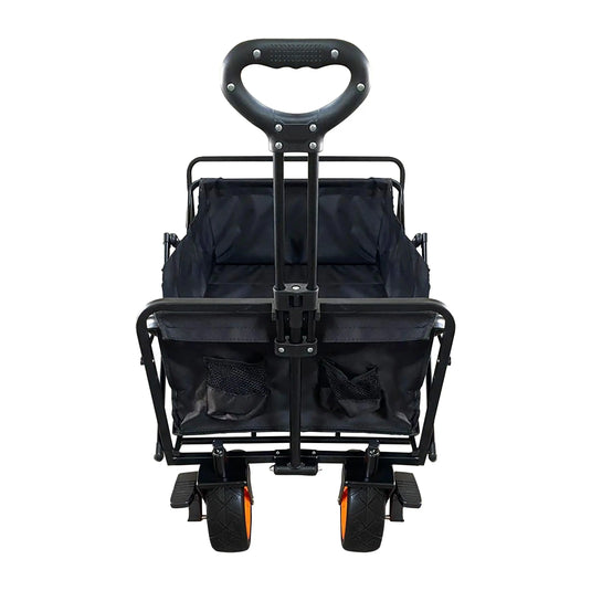 Carrito plegable   Negro, Vagón portátil de Gran Capacidad Para Exterior WAGON -WG-02
