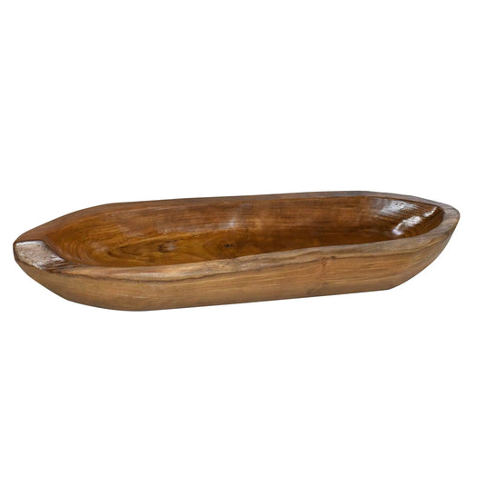 Natural Bowl Centerpiece LONG BOAT-134323