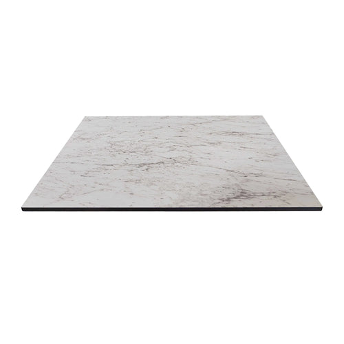 Cubierta de mesa Laminado de Alta Presión HPL Color Blanco Jaspeado MARMOT-7389B-70X70 CasaEaster